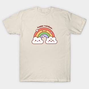 Happy Rainbow Kawaii T-Shirt